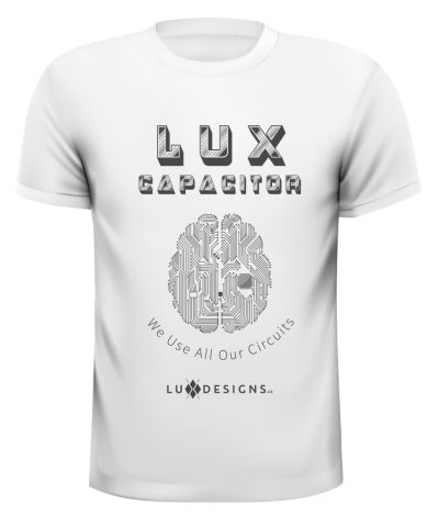 LUX Capacitor T-Shirt in White